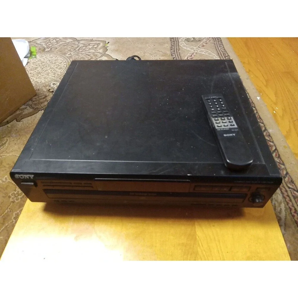 SONY CDP-CE315 5-Disc CD Changer Compact Disc Player Tested Fully Working